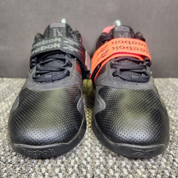 Reebok Legacy Lifter II Mens Size 8 Black Weightlifting Workout Fitness Shoes - Picture 2 of 15